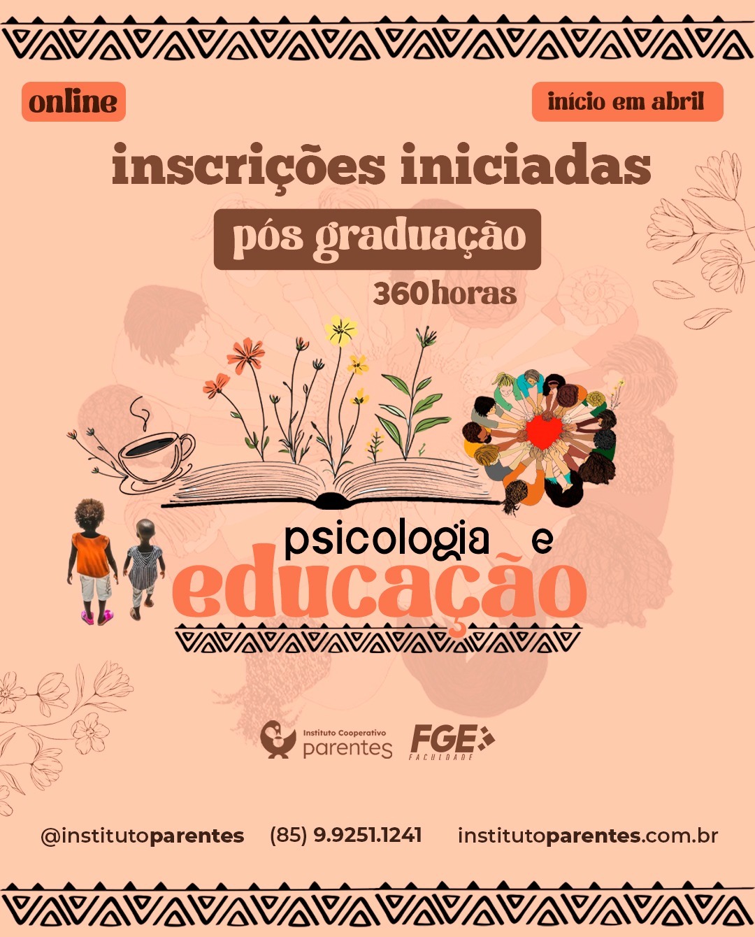 Arte de divulgação: Psicologia e Educação
