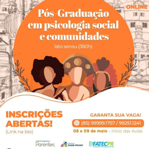 Arte de divulgação: Psicologia Social e Comunidades I