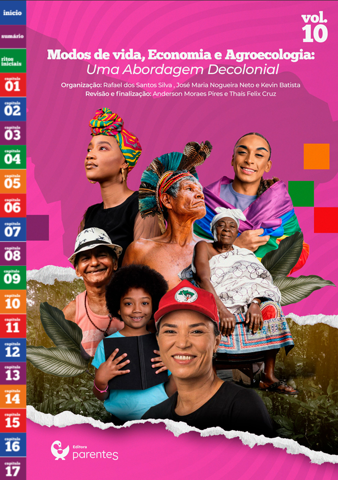 Capa do volume 10: Modos de vida, economia e agroecologia: uma abordagem decolonial