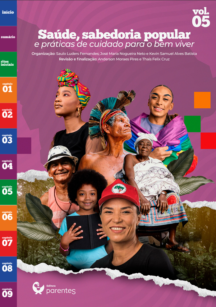 Capa do volume 5: Saúde, sabedoria popular e práticas de cuidado para o bem viver