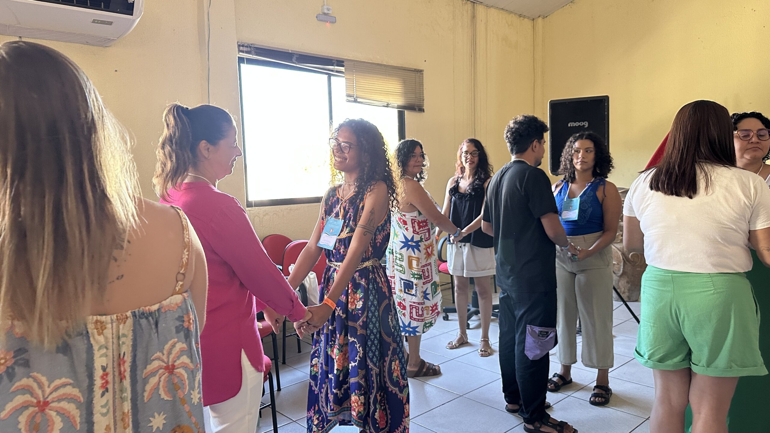 Momento de formatura e celebração